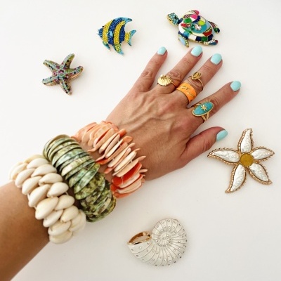 Pulseiras conchas #131