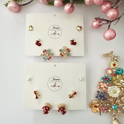 Conjunto de Brincos Natal #132