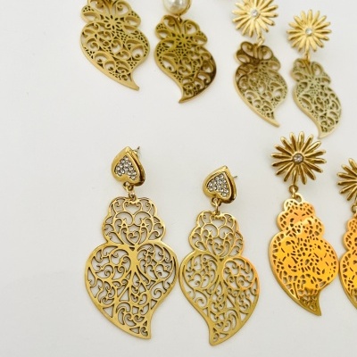 Brincos Corações de Viana - mod #1*