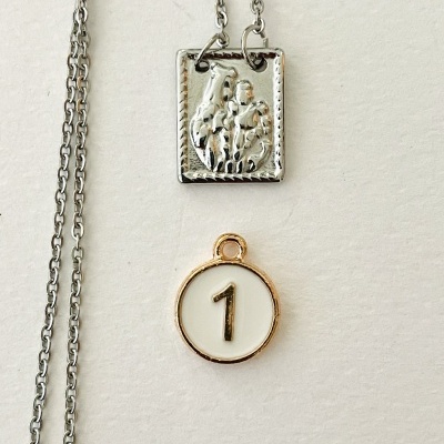 Escapulários Unissexo - prateados