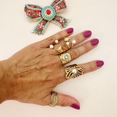 Anéis em aço ajustáveis #288