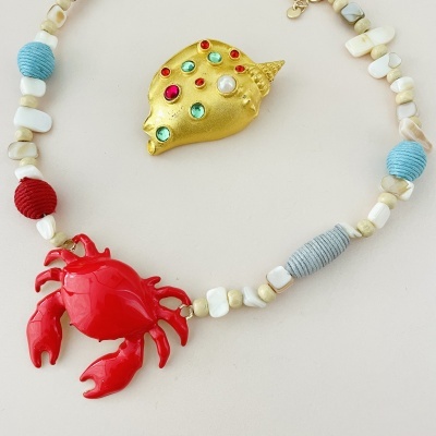 Colar caranguejo