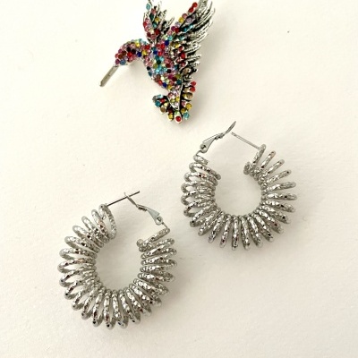 Argolas em aço #91*