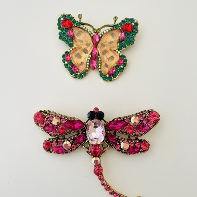 Pregadeiras libelinha e borboleta XL