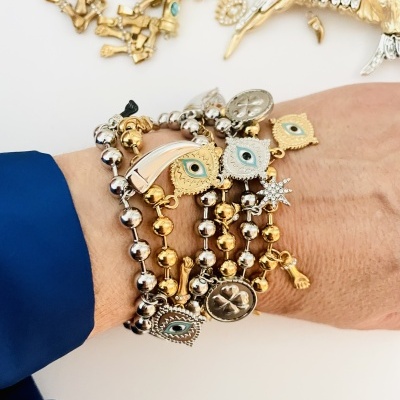 Pulseiras 5 Saimão -⭐️🧿🌙 Amuletos - Proteção