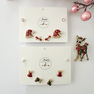 Conjunto de Brincos Natal #133