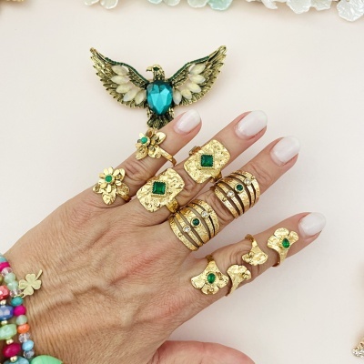 Anéis em aço ajustáveis #287