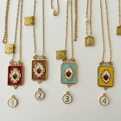 Colares Escapulário Sagrado Corázon #2