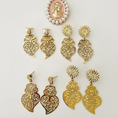 Brincos Corações de Viana - mod #1*