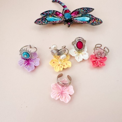 Anéis em aço ajustáveis - prateados #288