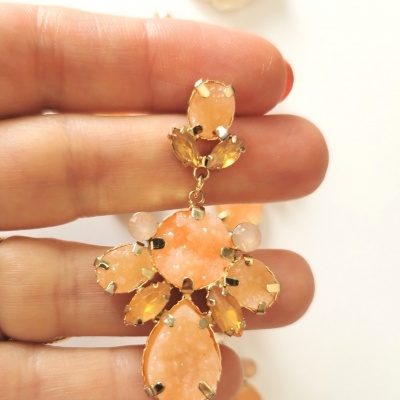 Brincos laranja