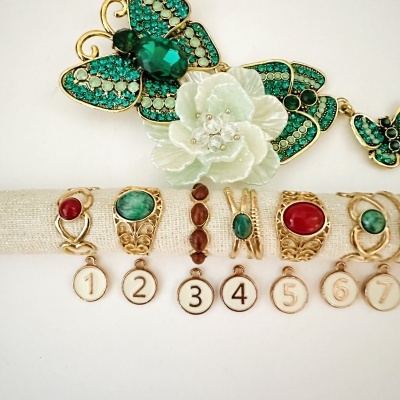 PROMOÇÃO - Anéis em aço ajustáveis #298