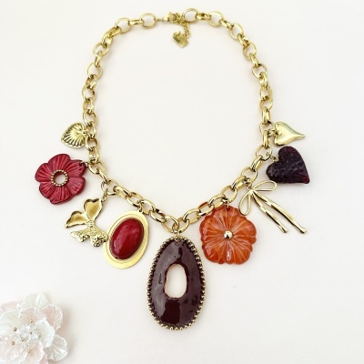 Colar ♥️🤎🧡 #mod 7