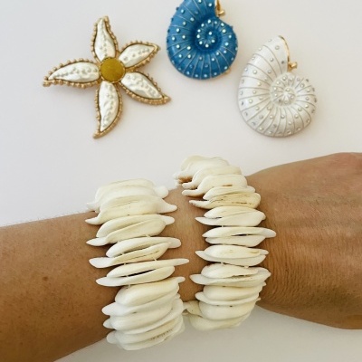 Pulseiras conchas #115