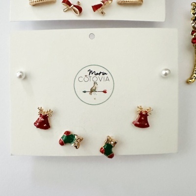 Conjunto de Brincos Natal #133