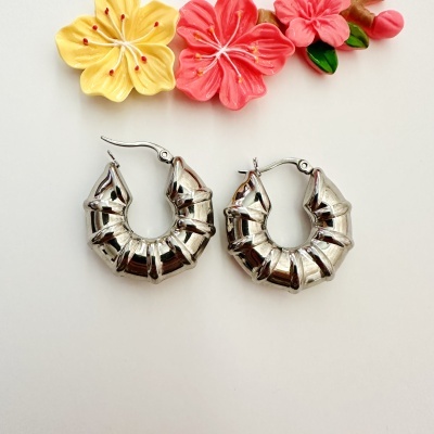 Argolas  prateadas #131*