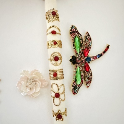 PROMOÇÃO - Anéis em aço ajustáveis #300