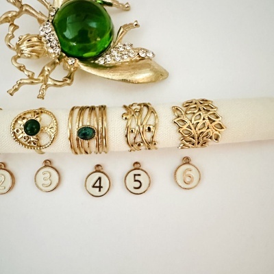 PROMOÇÃO - Anéis em aço ajustáveis #297