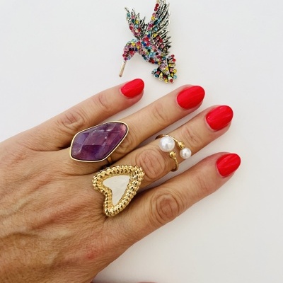 Anéis em aço ajustáveis #251