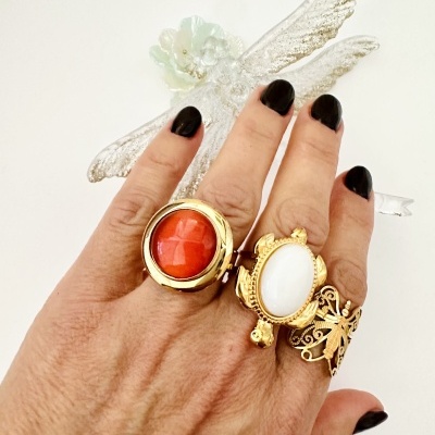 Anéis em aço ajustáveis #501