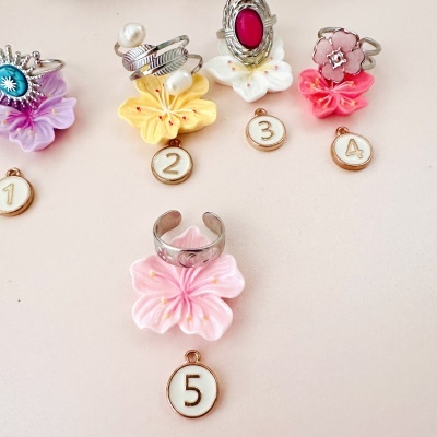 Anéis em aço ajustáveis - prateados #288