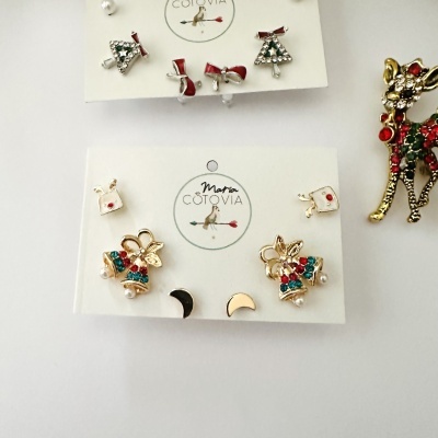 Conjunto de Brincos Natal #138