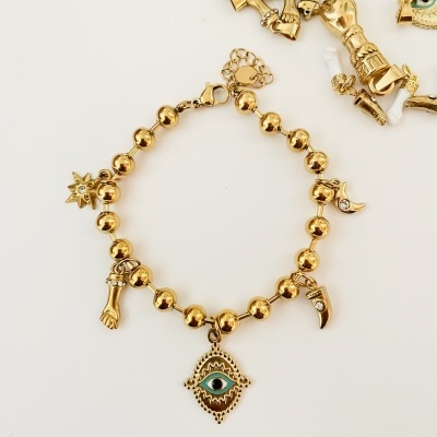Pulseiras 5 Saimão -⭐️🧿🌙 Amuletos - Proteção
