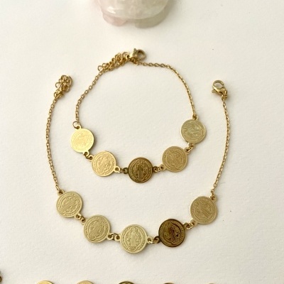 Pulseiras S. Bento, em aço #11