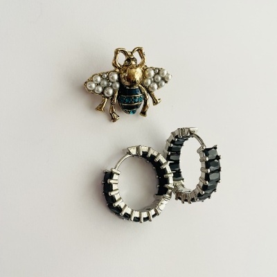 Argolas  prateadas #127*