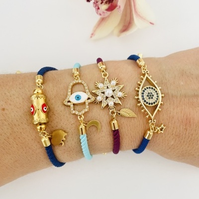 Pulseiras cordão #207