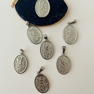 Medalhas Arcanjo S. Miguel, em prateado