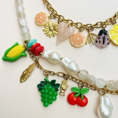 Colares  frutinhas 🍋🫑♥️ #2
