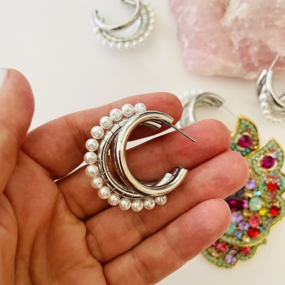 Argolas em aço #115*