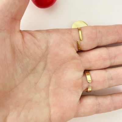 Anéis em aço ajustáveis #227