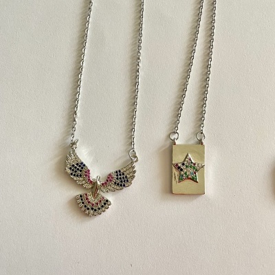 Nossa Sra Aparecida e Espirito Santo - Colares Escapulário #25