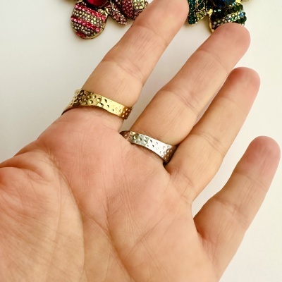 Anéis em aço ajustáveis #294