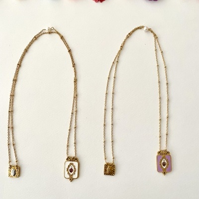 Colares Escapulário Sagrado Corazón