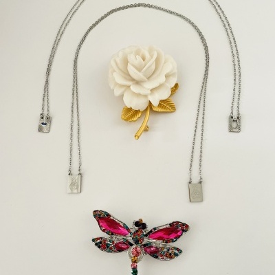 Escapulário olho ou Santa #43