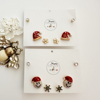 Conjunto de Brincos  Natal #130