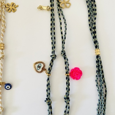 Colares elefante, com cordão