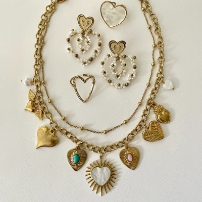 Colar duplo Corações ✨❤️