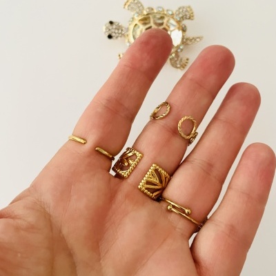 Anéis em aço ajustáveis #246