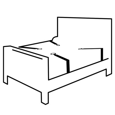 CONJUNTO DE LAÇOS PARA CAMA