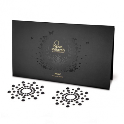 Decoração para o peito - Brilhantes Negros