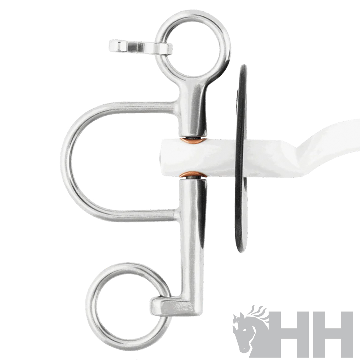 FREIO SPRENGER NATHE PELHAM PERNA 5,5cm EMBOCADURA DURA