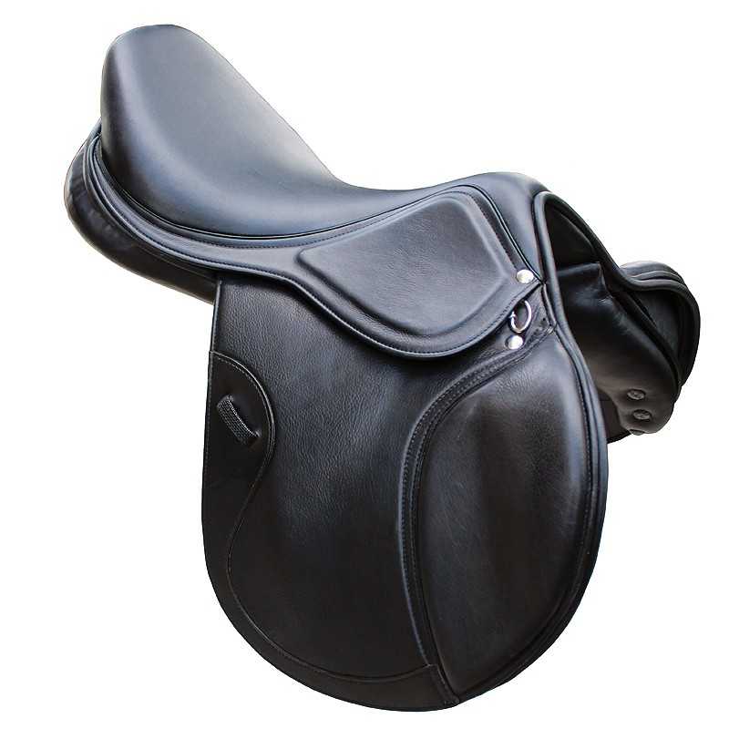 Selim Obstáculos OMEGA em couro com ponte intercambiável