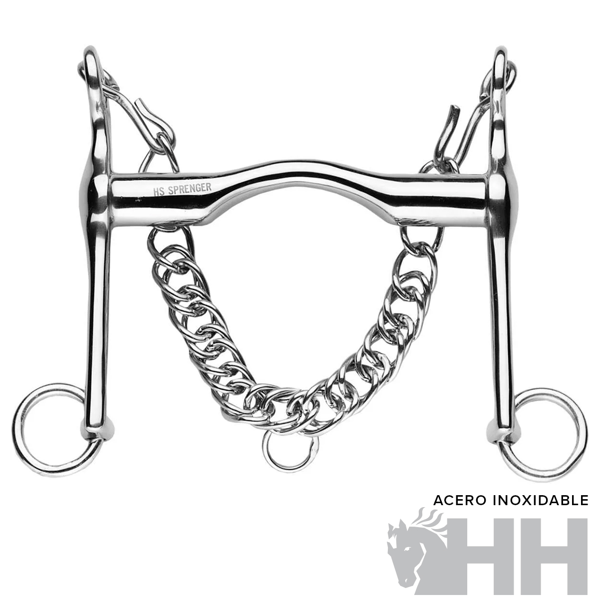 FREIO SPRENGER BASIC DRESSAGE FC PERNA 7cm