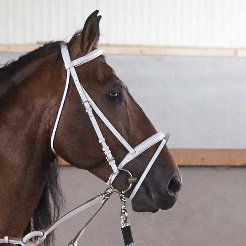 CABEÇADA INGLESA VOLTEIO BRANCA