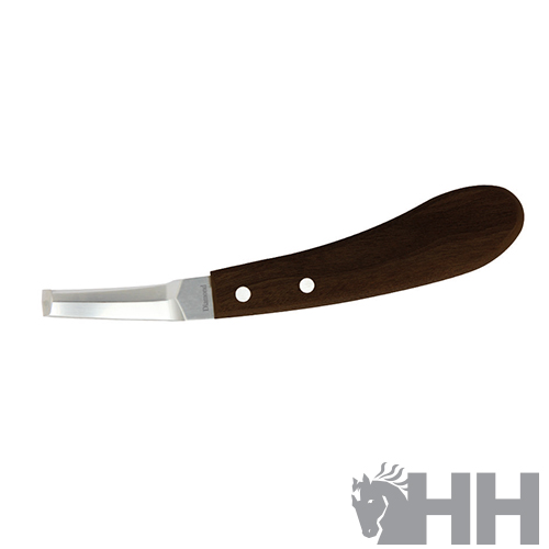 FACA DE CASCOS DIAMOND CABO MADEIRA LÂMINA PLANA DUPLO CORTE