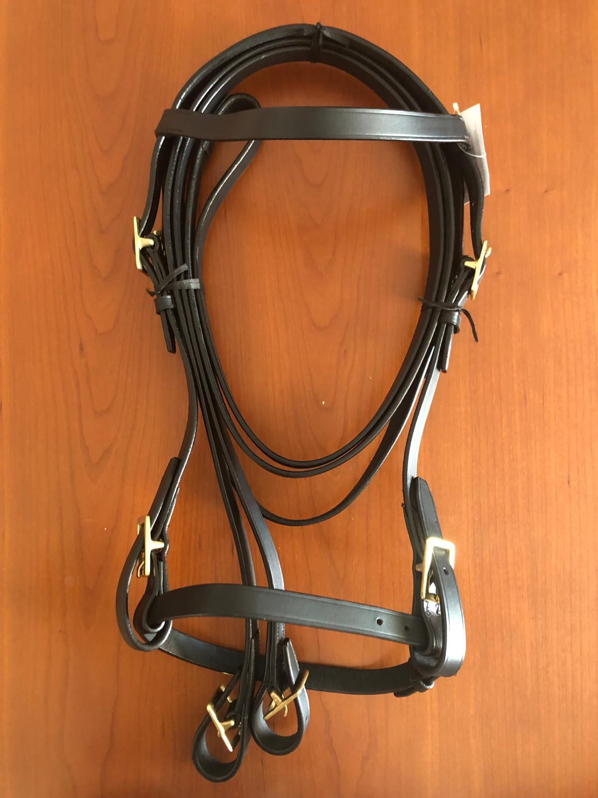 Cabeçada Portuguesa em Couro